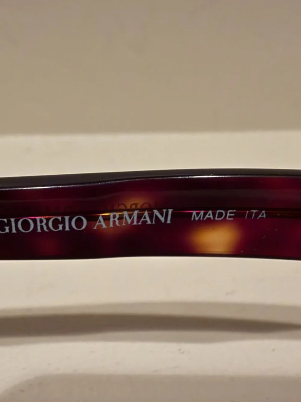 Vintage Giorgio Armani Tortoiseshell Sunglasses
